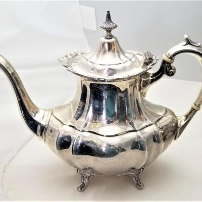 Lot #208  Fantastic Reed and Barton 5-piece Sterling Silver Tea Set "Hampton Court"