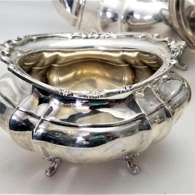 Lot #208  Fantastic Reed and Barton 5-piece Sterling Silver Tea Set "Hampton Court"