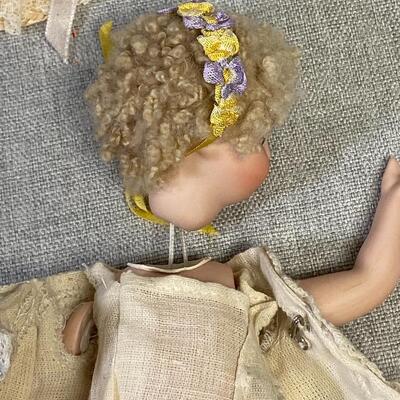 Bisque Jointed Girl Doll - Loose Strings