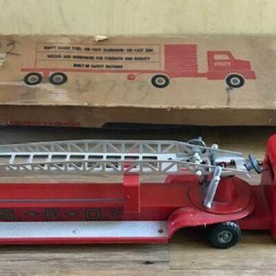 Vintage Structo Toy Fire Truck. Local pick up only in Auburn, CA.