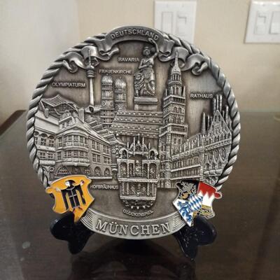 German Plate with Holder