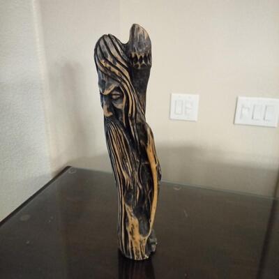 Wooden Face Carving