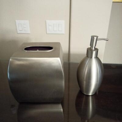 Tissue Cover and Soap Dispenser
