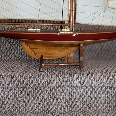 Hand crafted Sail Boat