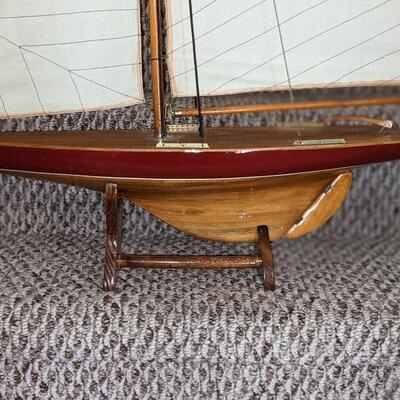 Hand crafted Sail Boat