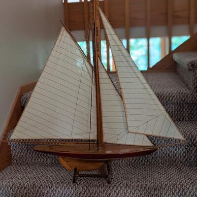 Hand crafted Sail Boat