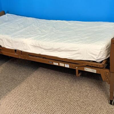Clean hospital bed