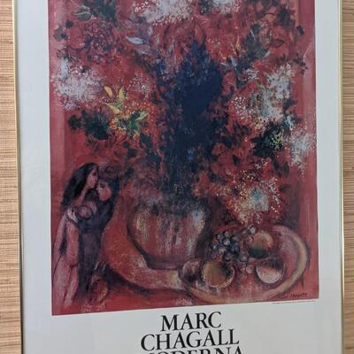 Marc Chagall Print Stockholm