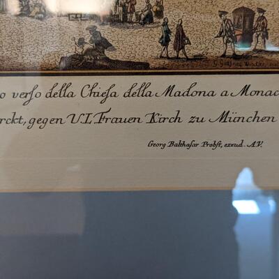 Nicely framed colonial print