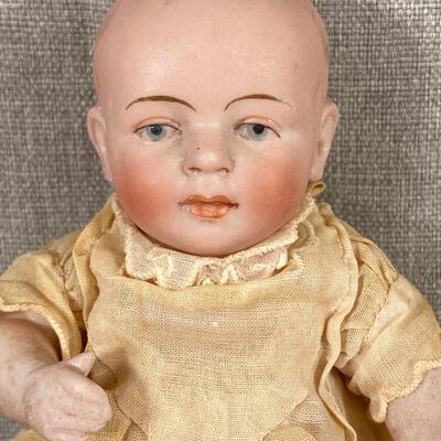 Vintage Jointed Bisque Baby Doll Unmarked