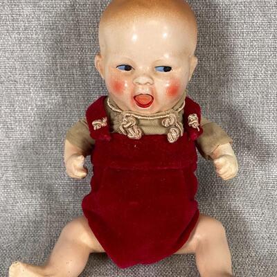 Vintage Composition Jointed Baby Doll 