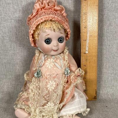 Googly Eyed Blonde Baby Doll Bo Peep Reproduction
