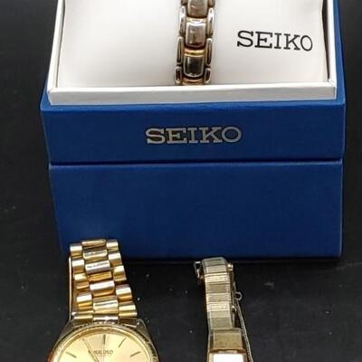 #166 ( 3) Vintage Seiko Watches