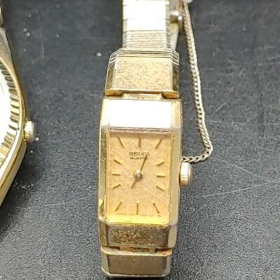 #166 ( 3) Vintage Seiko Watches
