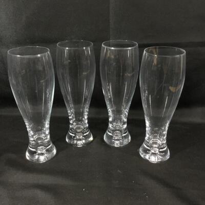 Set of 4 Pilsner Glasses