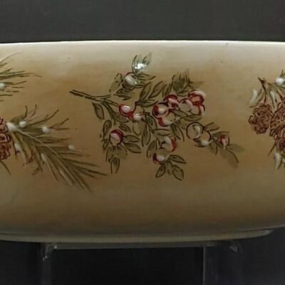 #167 RARE Pacific Rim Red Cardinal Serving Bowl