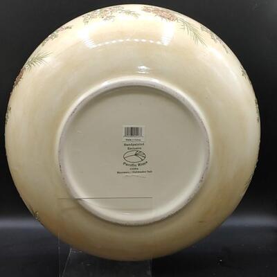 #167 RARE Pacific Rim Red Cardinal Serving Bowl