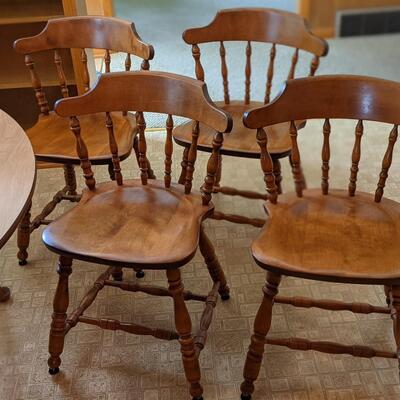 Vintage formica top Maple table and 4 chairs