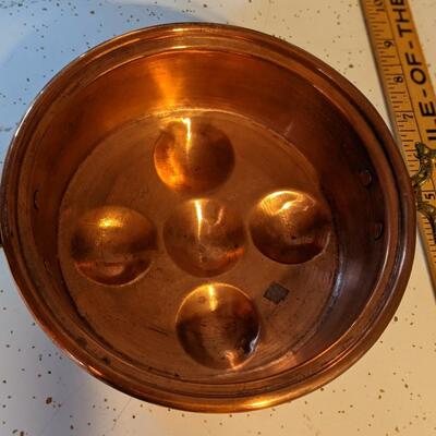 Solid Copper Egg cooker