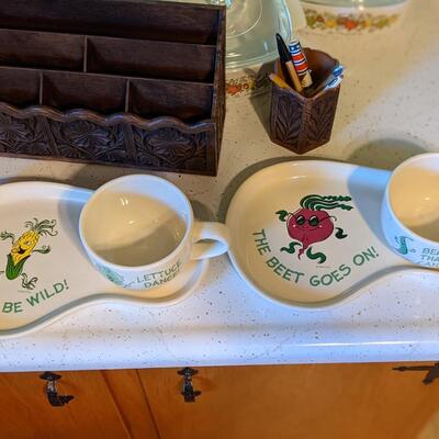 Cute platter set