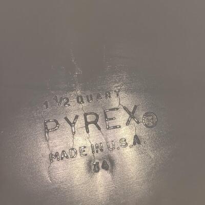 Very cool split Christmas Pyrex