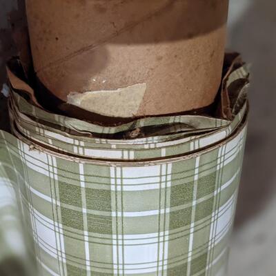 Substantial roll of table cover