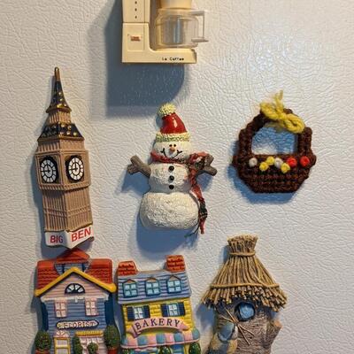 Cute collection of refrigerator magnets