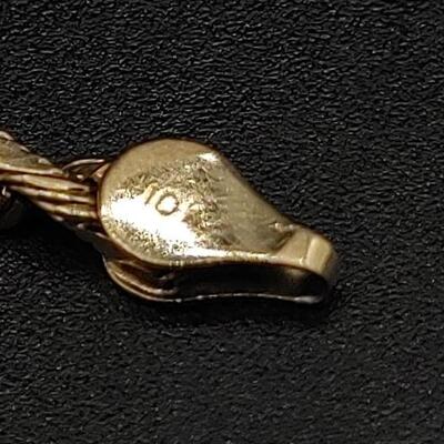 #170 10 Kt Yellow Gold Italian Bracelet 6.06 Grams Size 7 1/2