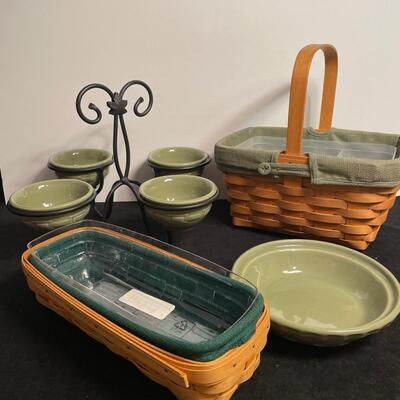 Lot 25  Longaberger Green Collection