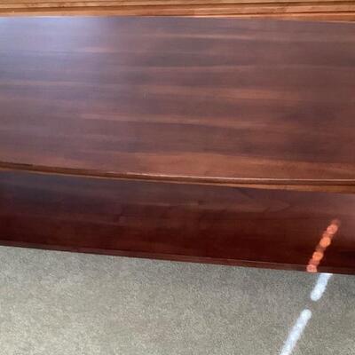 130 Tropical Wood Two Tier Coffee Table