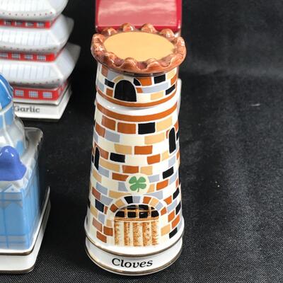 Rare The Danbury Mint® “Spices of The World“ 22-Jar Set