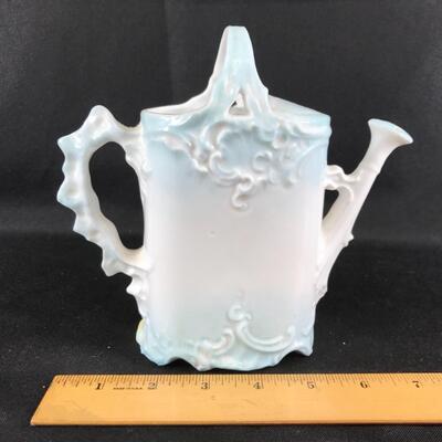 Porcelain Floral Watering Can Tiny Pitcher