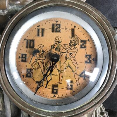 Franklin Delano Roosevelt Man of the Hour Mantel Clock 