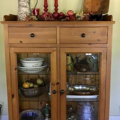 Knotty Pine Cabinet. Local pick up only in Auburn, CA.