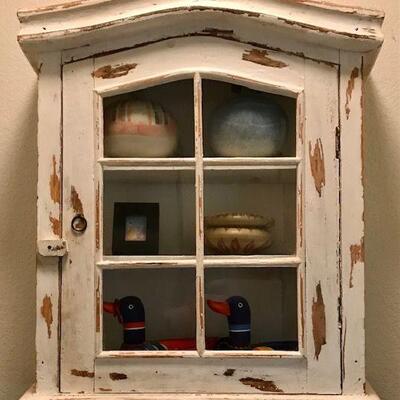 Distressed Bathroom Cabinet. Local pick up only in Auburn, CA.