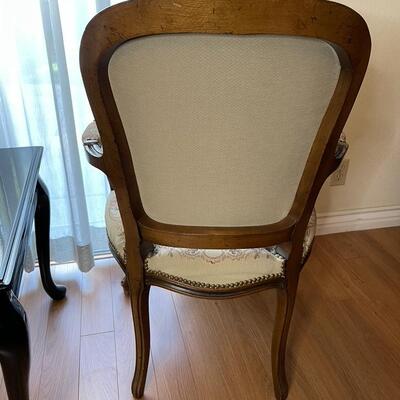 Pair of Louis XV Style Victorian Courting Chairs