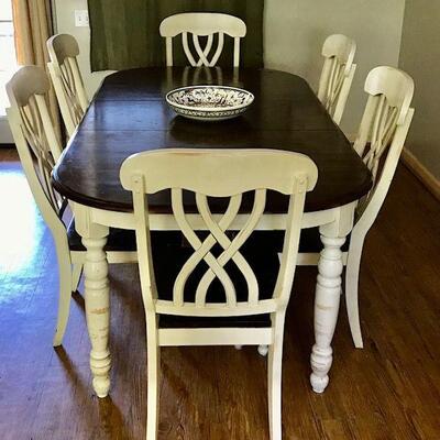 Dining Table And Six Chairs. Local pick up only in Auburn, CA.