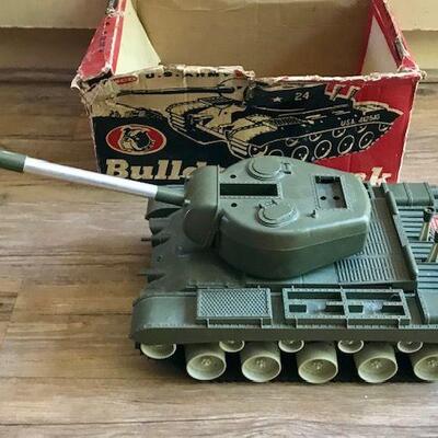 Vintage Bulldog Toy Tank. Local pick up only in Auburn, CA.