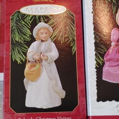 #176 ( 11) Vintage Hallmark Ornaments Gown W The Wind &,More