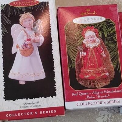 #176 ( 11) Vintage Hallmark Ornaments Gown W The Wind &,More