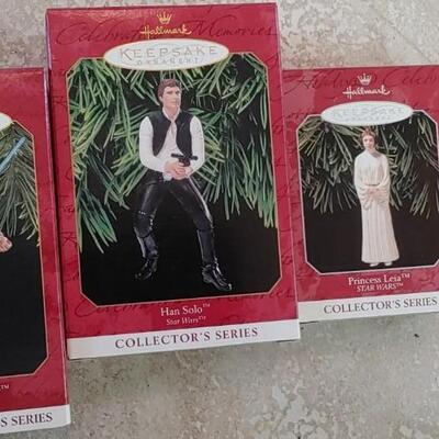 #177 (3) Three Hallmark Star Wars Keepsake Ornaments