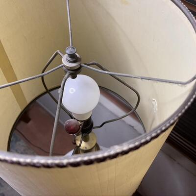 White Carrara Marble Table Lamp with Nightlight