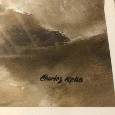 Lot 8 - Charles Kello Framed Art