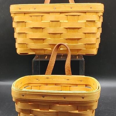 #179 (2) Longaberger Baskets 