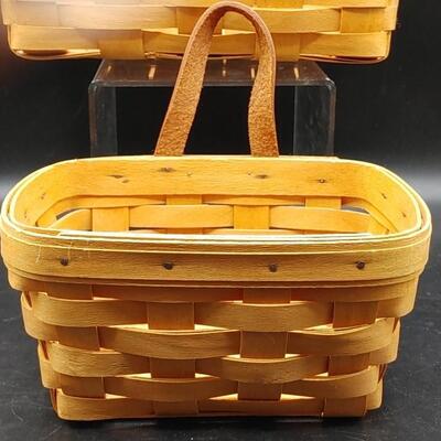 #179 (2) Longaberger Baskets 