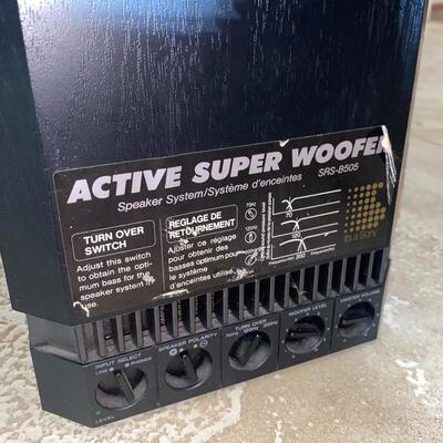 #184 Sony CD and Active Super Woofer 