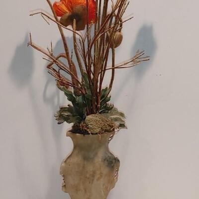 #186  Antique Oriental Carved Soap Stone Vase
