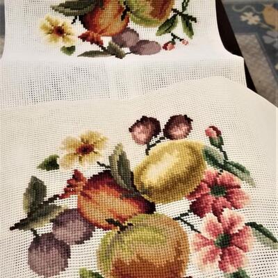 Lot #245  Pair of Needlepoint canvases