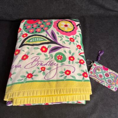 Lot 67  Vera Bradley Beach Towels and ID Coin Purse