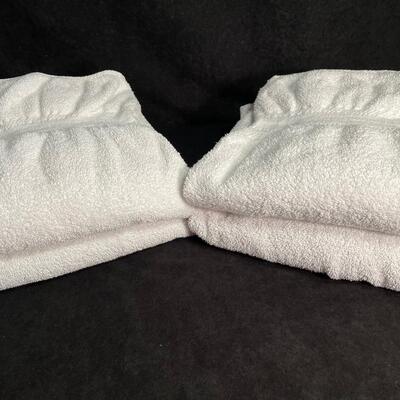 Lot 83  Heavy Cotton Towels - White